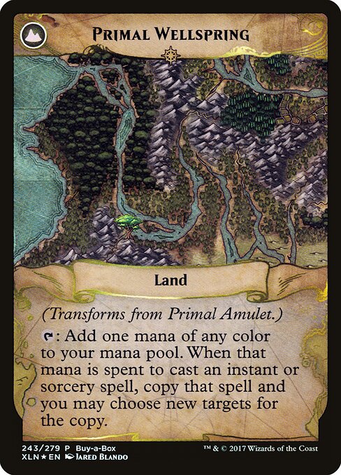 Primal Amulet // Primal Wellspring (back face)
