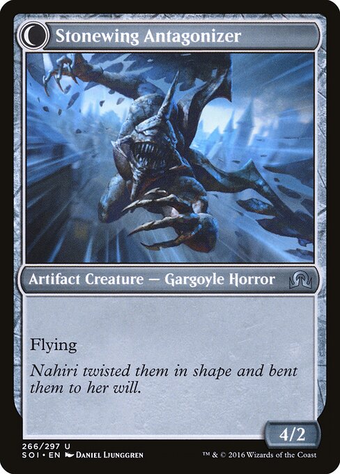 Thraben Gargoyle // Stonewing Antagonizer (back face)