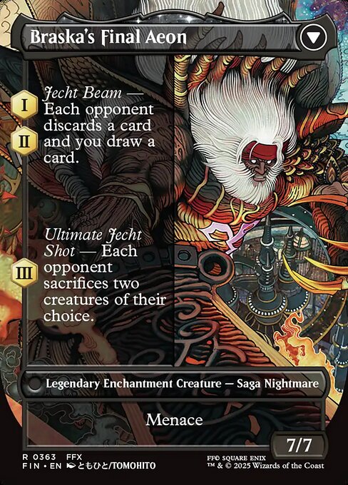 Jecht, Reluctant Guardian // Braska's Final Aeon (back face)