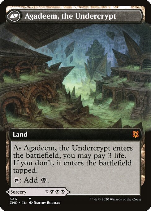 Agadeem's Awakening // Agadeem, the Undercrypt (back face)
