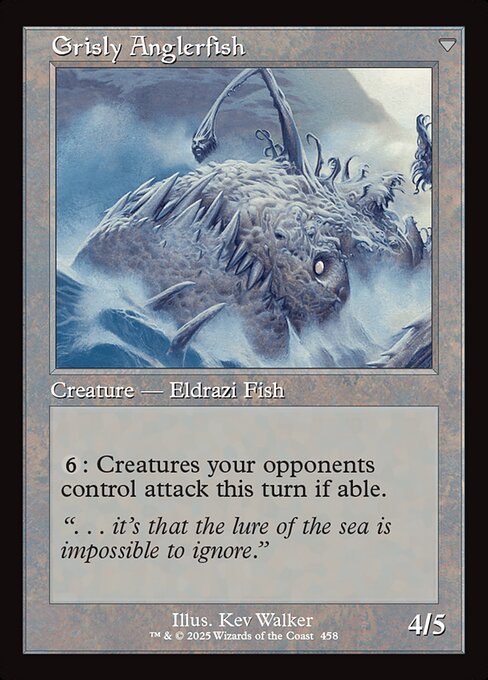 Grizzled Angler // Grisly Anglerfish (back face)