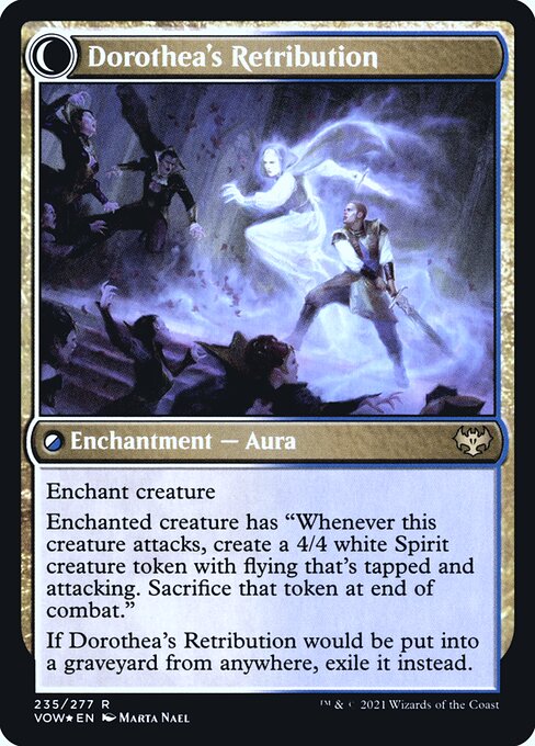 Dorothea, Vengeful Victim // Dorothea's Retribution (back face)