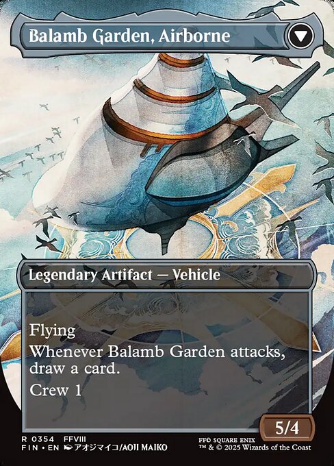Balamb Garden, SeeD Academy // Balamb Garden, Airborne (back face)