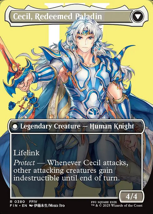 Cecil, Dark Knight // Cecil, Redeemed Paladin (back face)