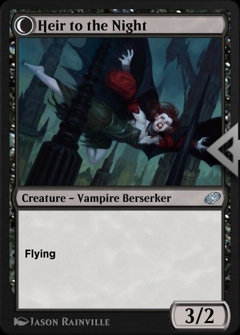 Heir of Falkenrath // Heir to the Night (back face)