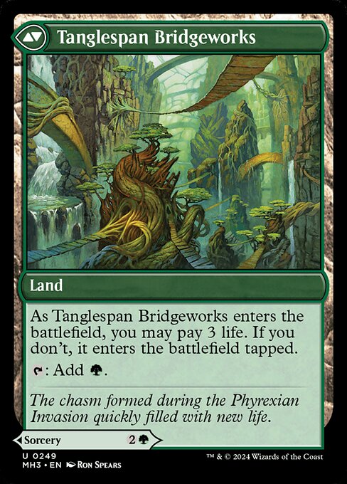 Bridgeworks Battle // Tanglespan Bridgeworks (back face)