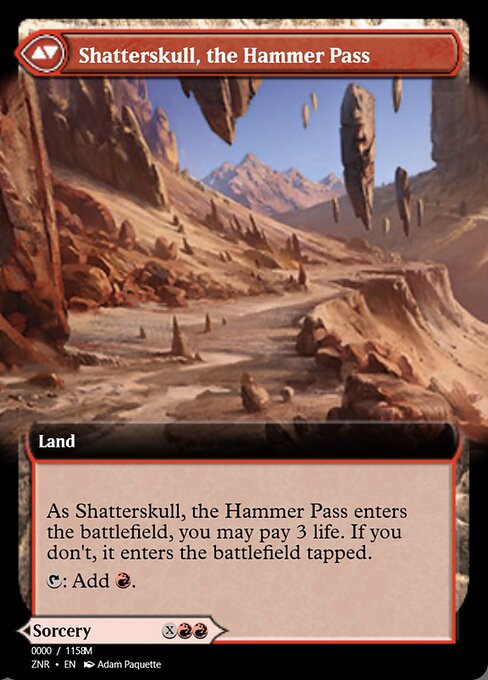 Shatterskull Smashing // Shatterskull, the Hammer Pass (back face)