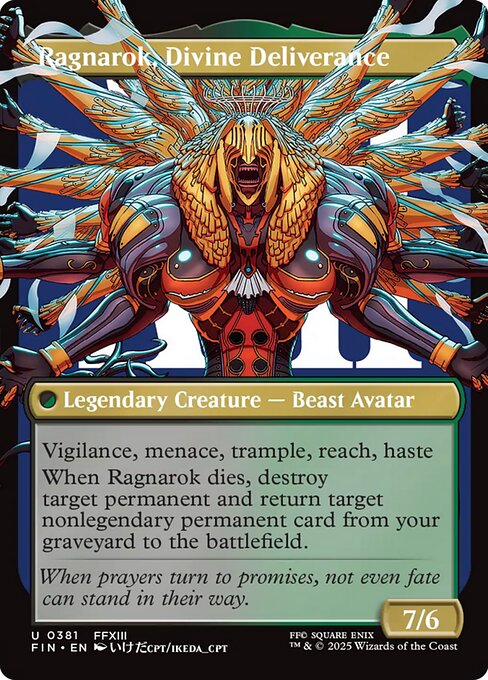 Vanille, Cheerful l'Cie // Ragnarok, Divine Deliverance (back face)