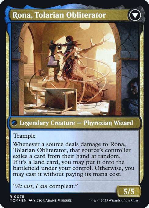 Rona, Herald of Invasion // Rona, Tolarian Obliterator (back face)