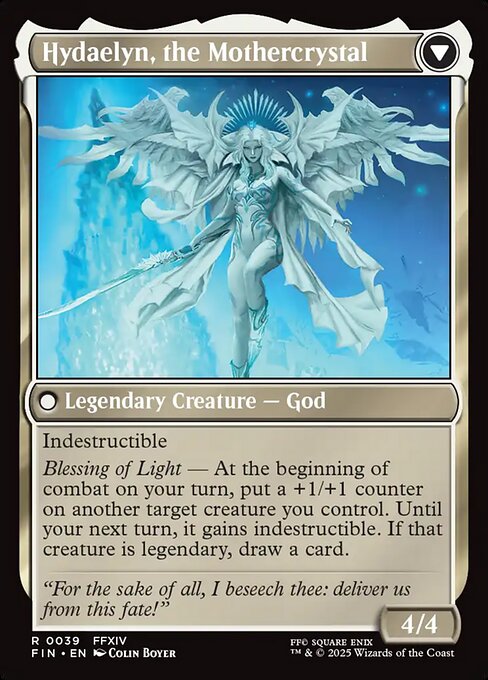 Venat, Heart of Hydaelyn // Hydaelyn, the Mothercrystal (back face)