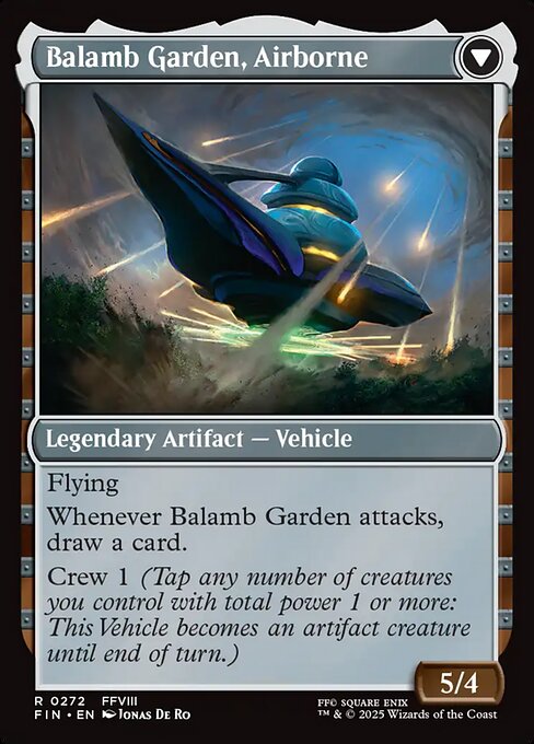 Balamb Garden, SeeD Academy // Balamb Garden, Airborne (back face)