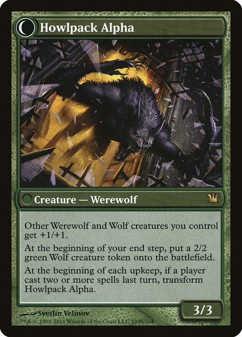 Mayor of Avabruck // Howlpack Alpha (back face)