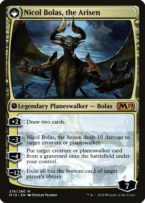 Nicol Bolas, the Ravager // Nicol Bolas, the Arisen (back face)
