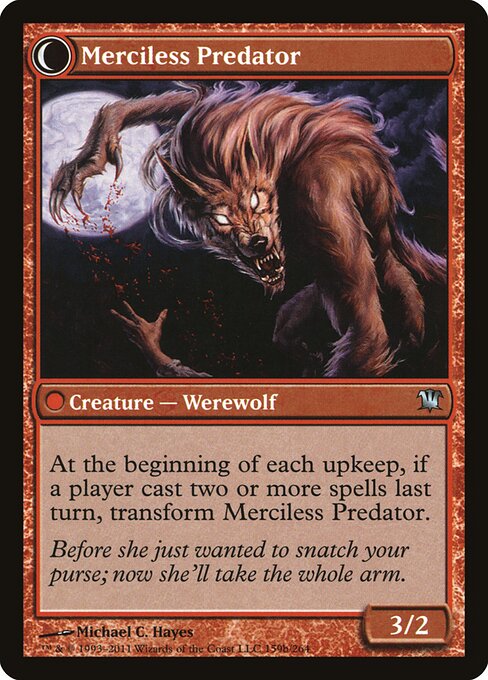 Reckless Waif // Merciless Predator (back face)