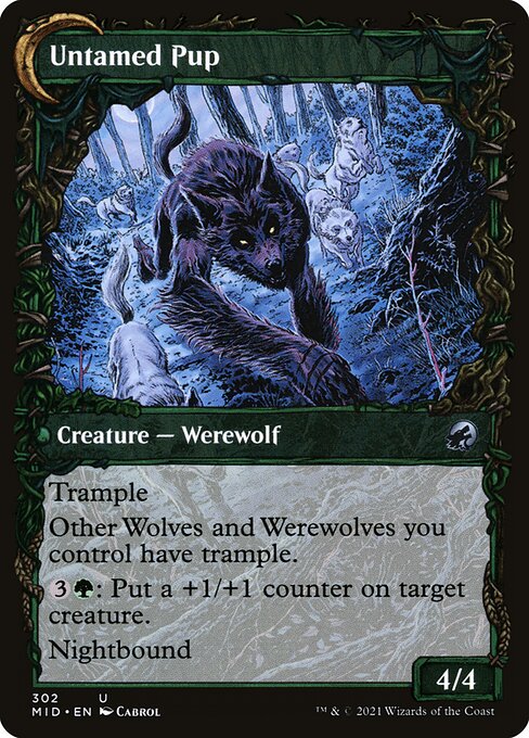 Hound Tamer // Untamed Pup (back face)