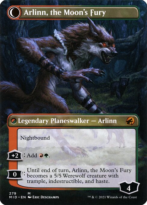 Arlinn, the Pack's Hope // Arlinn, the Moon's Fury (back face)