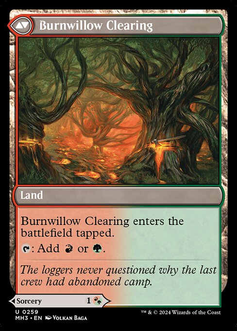 Stump Stomp // Burnwillow Clearing (back face)