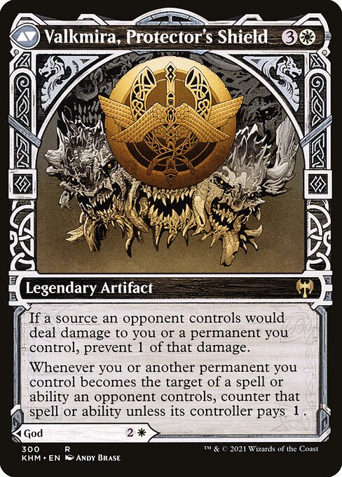 Reidane, God of the Worthy // Valkmira, Protector's Shield (back face)