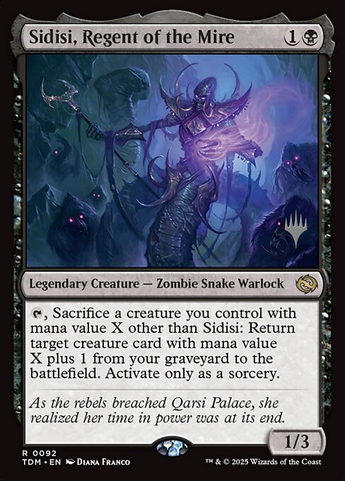 Sidisi, Regent of the Mire