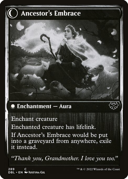 Kindly Ancestor // Ancestor's Embrace (back face)
