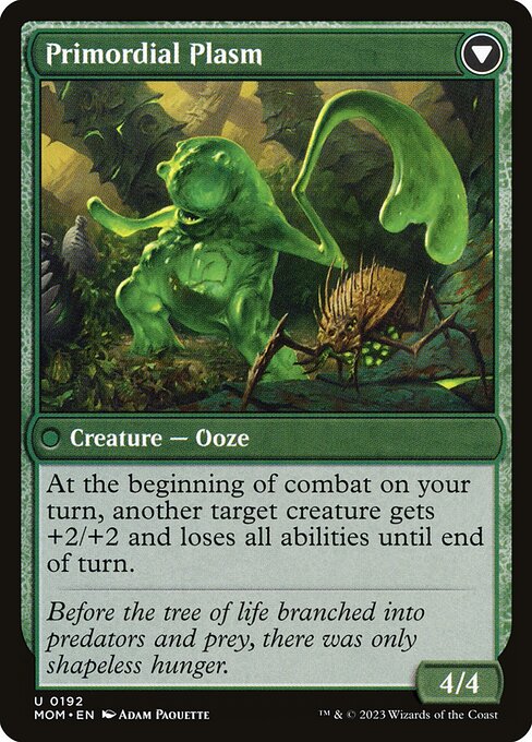 Invasion of Muraganda // Primordial Plasm (back face)