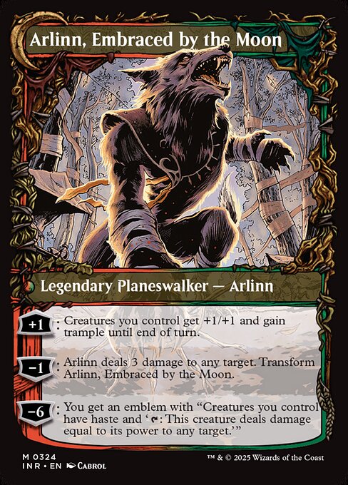 Arlinn Kord // Arlinn, Embraced by the Moon (back face)