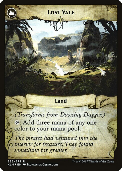 Dowsing Dagger // Lost Vale (back face)