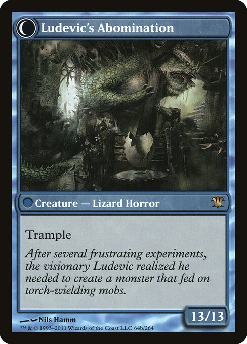 Ludevic's Test Subject // Ludevic's Abomination (back face)