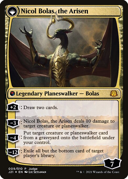 Nicol Bolas, the Ravager // Nicol Bolas, the Arisen (back face)