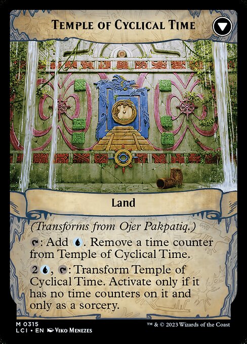 Ojer Pakpatiq, Deepest Epoch // Temple of Cyclical Time (back face)