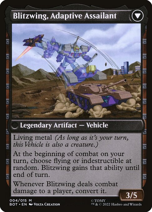 Blitzwing, Cruel Tormentor // Blitzwing, Adaptive Assailant (back face)