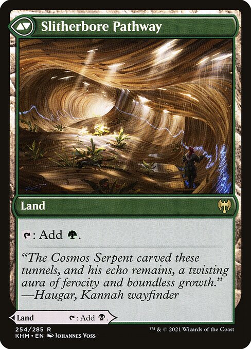 Darkbore Pathway // Slitherbore Pathway (back face)