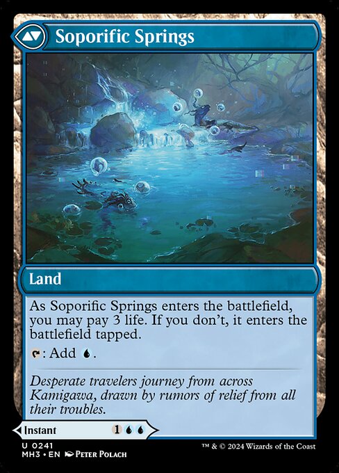 Sink into Stupor // Soporific Springs (back face)