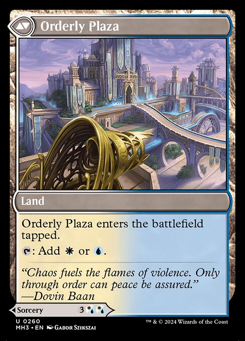 Suppression Ray // Orderly Plaza (back face)