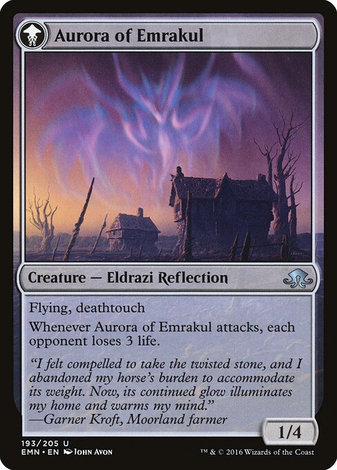 Cryptolith Fragment // Aurora of Emrakul (back face)