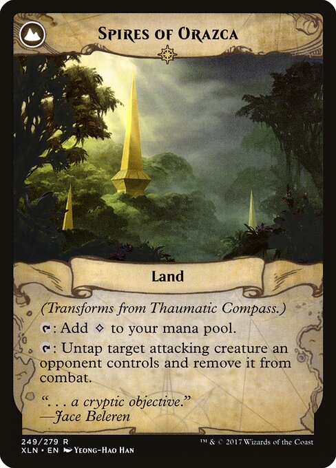 Thaumatic Compass // Spires of Orazca (back face)
