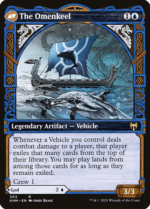 Cosima, God of the Voyage // The Omenkeel (back face)