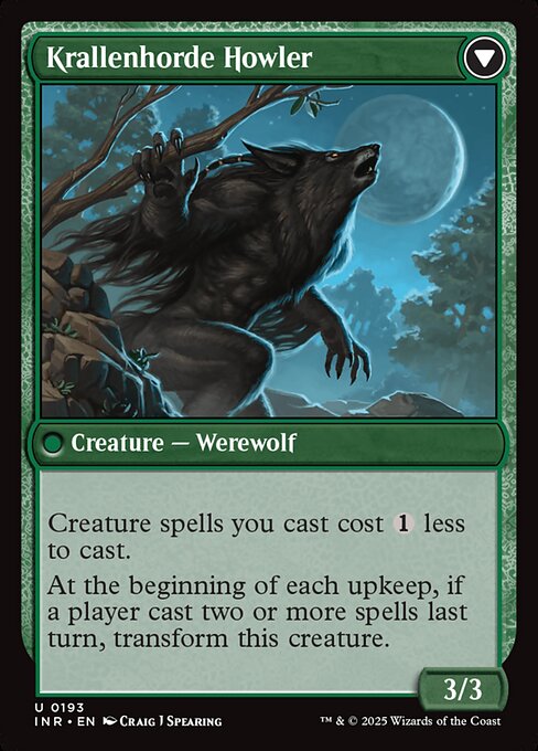 Duskwatch Recruiter // Krallenhorde Howler (back face)