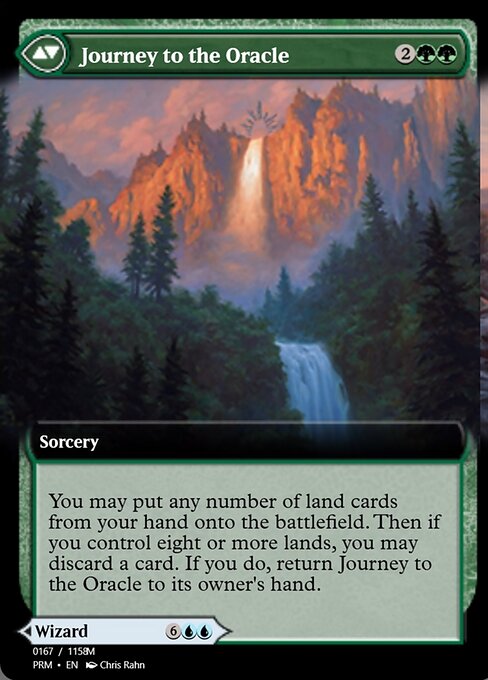Jadzi, Oracle of Arcavios // Journey to the Oracle (back face)