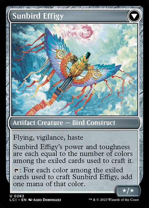 Sunbird Standard // Sunbird Effigy (back face)