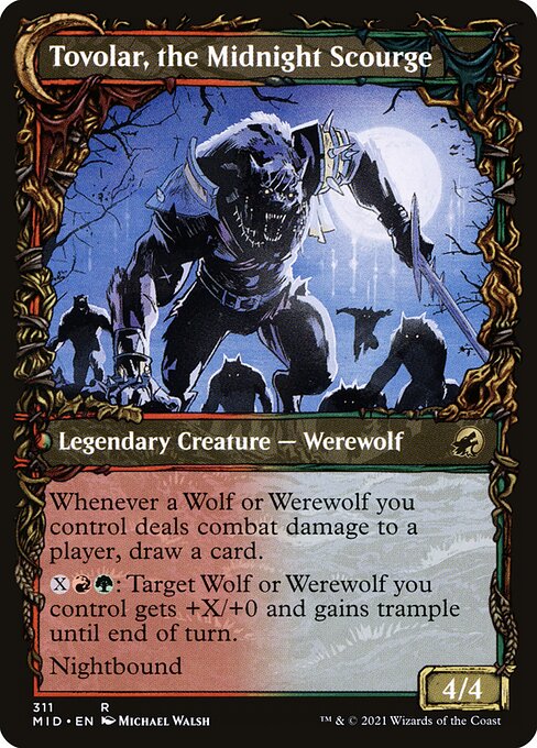 Tovolar, Dire Overlord // Tovolar, the Midnight Scourge (back face)