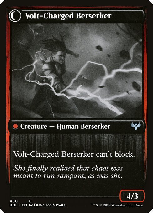 Voltaic Visionary // Volt-Charged Berserker (back face)
