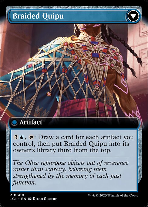 Braided Net // Braided Quipu (back face)