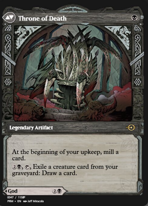 Egon, God of Death // Throne of Death (back face)