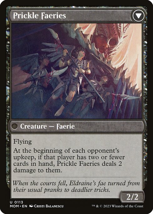 Invasion of Eldraine // Prickle Faeries (back face)