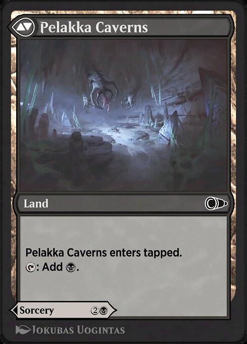 Pelakka Predation // Pelakka Caverns (back face)