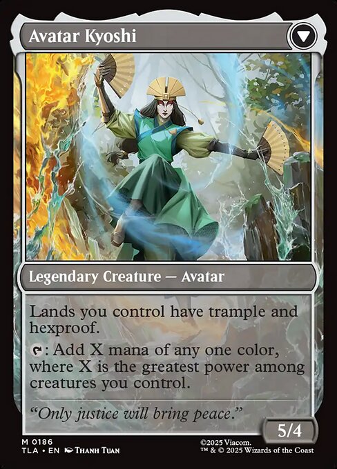 The Legend of Kyoshi // Avatar Kyoshi (back face)