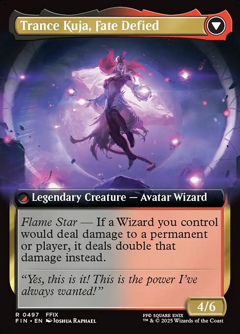 Kuja, Genome Sorcerer // Trance Kuja, Fate Defied (back face)