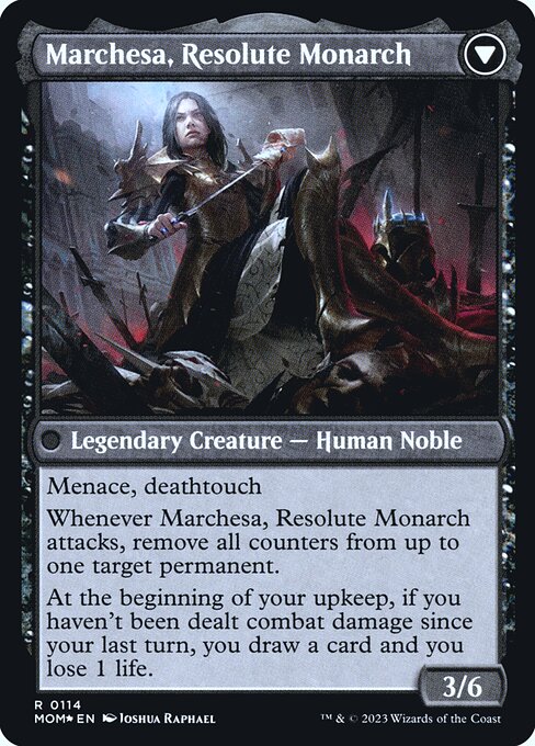 Invasion of Fiora // Marchesa, Resolute Monarch (back face)