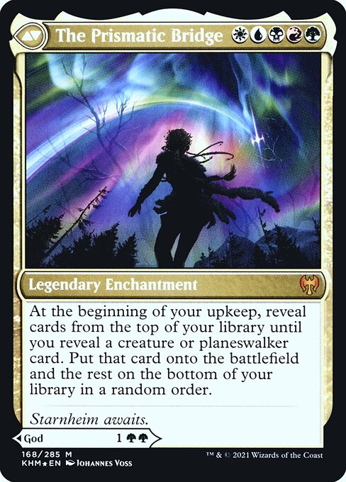 Esika, God of the Tree // The Prismatic Bridge (back face)